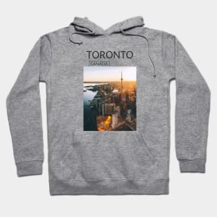 Toronto Ontario Canada Cityscape Skyline Sunset Gift for Canadian Canada Day Present Souvenir T-shirt Hoodie Apparel Mug Notebook Tote Pillow Sticker Magnet Hoodie